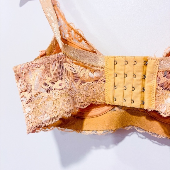 Beige lace padded bra - Picture 7 of 7